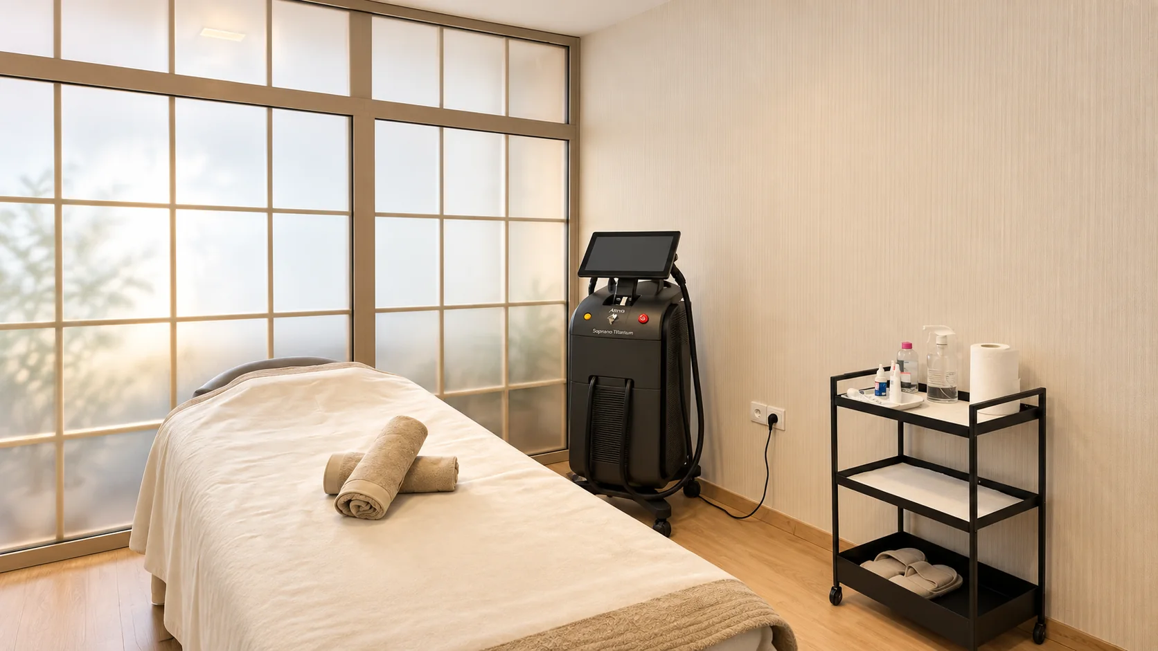 Salle de traitement laser LipsClinic